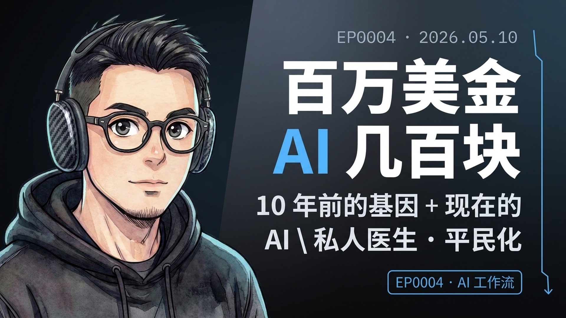 基因级 AI 健康管理 — 几百块的基因报告 + AI = 私人医生平权