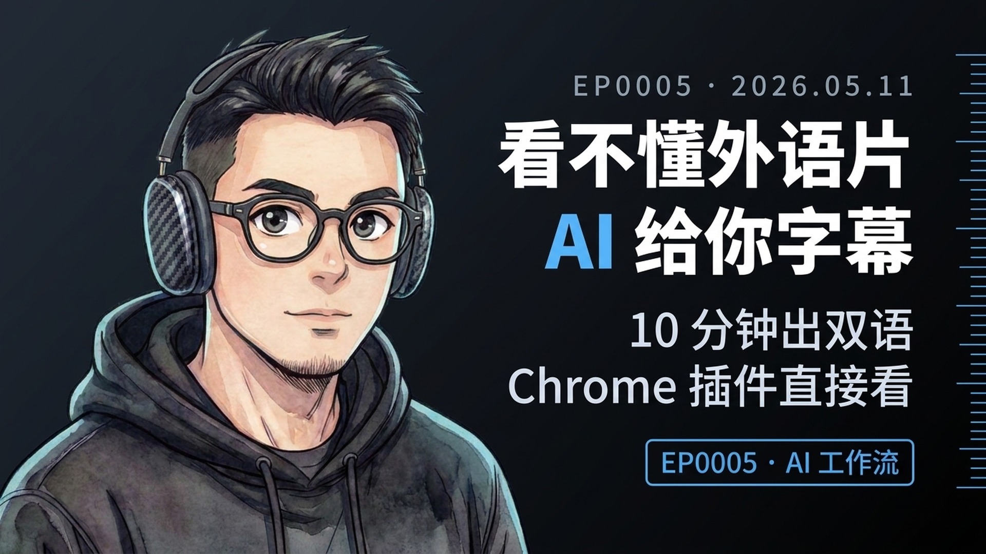 AI 字幕工作流 — 美区 Netflix 没字幕？让 Claude Code 帮我做一份