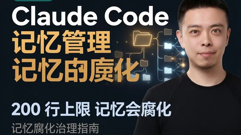 Claude Code 记忆管理 — 200 行上限与记忆腐化