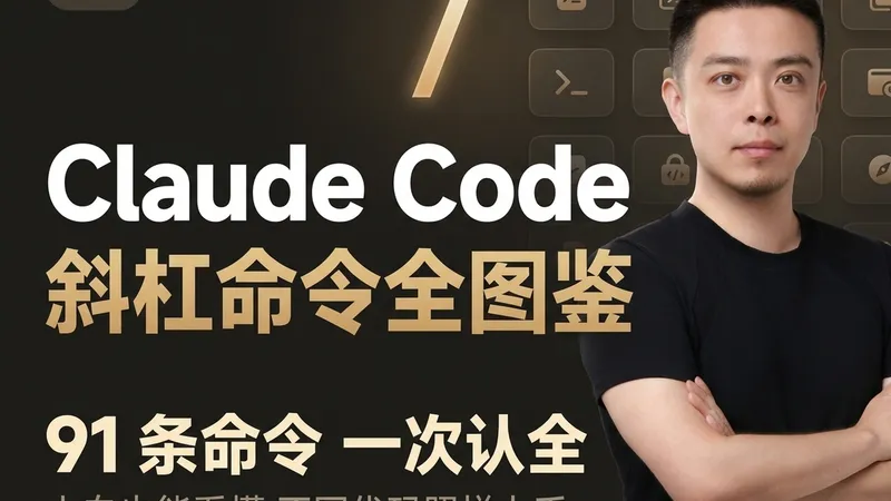 Claude Code 斜杠命令全图鉴（91 条命令，小白也能看懂）