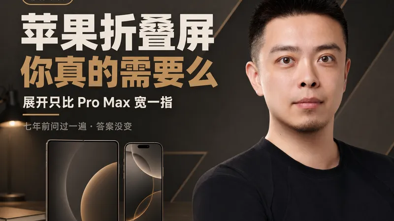 苹果折叠你真的需要么：展开了也就宽一指